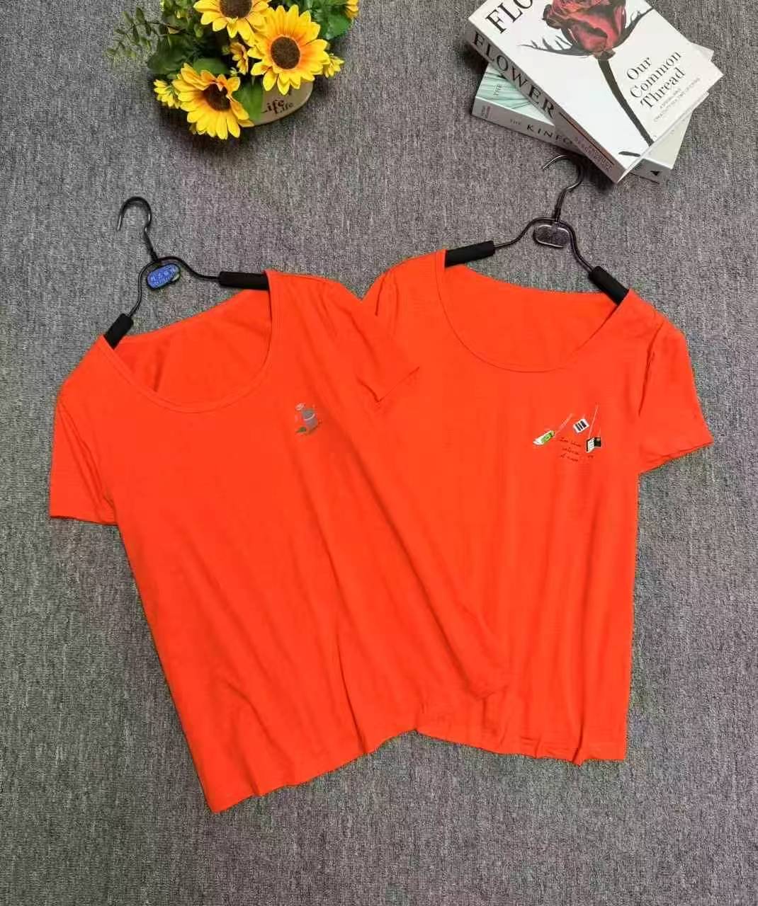 Camisetas de manga corta estampadas de algodón de moda, tallas S-XL, aproximadamente 3400 piezas - Image 3