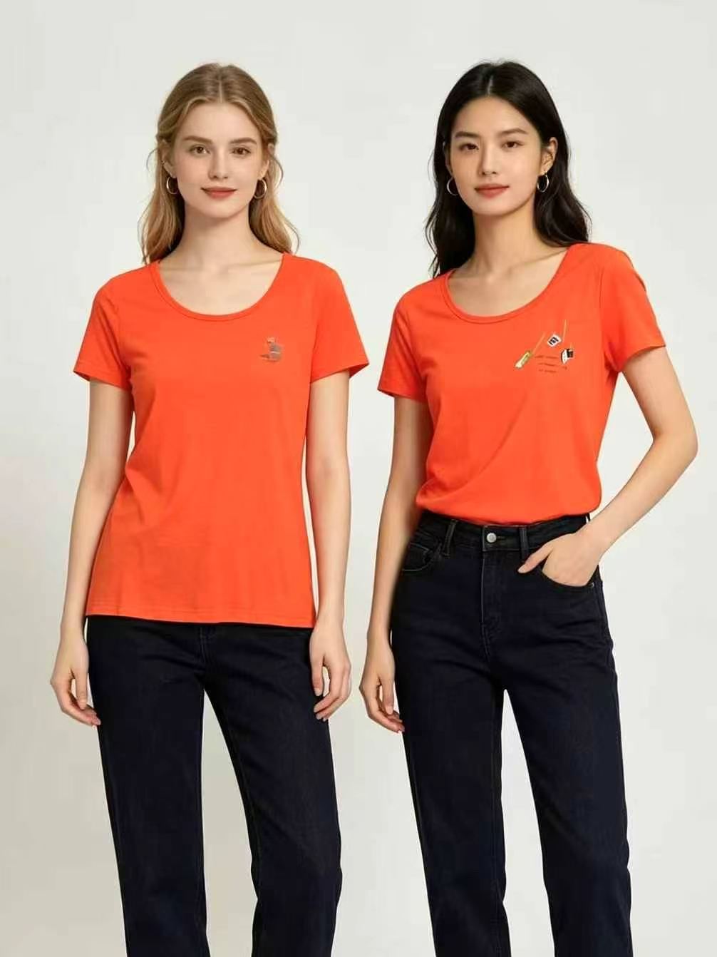 Camisetas de manga corta estampadas de algodón de moda, tallas S-XL, aproximadamente 3400 piezas - Image 7