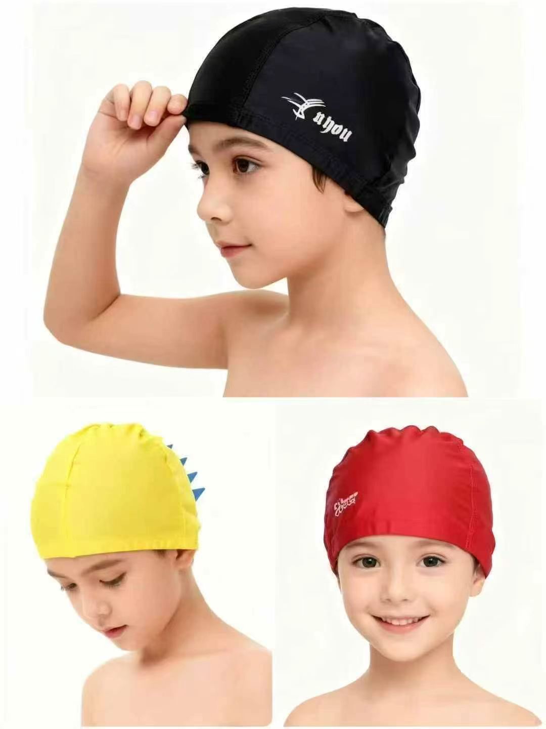 About 70000 Pieces Solid & Printed Swim Caps, 50000 Adult 20000 Kids - Image 2