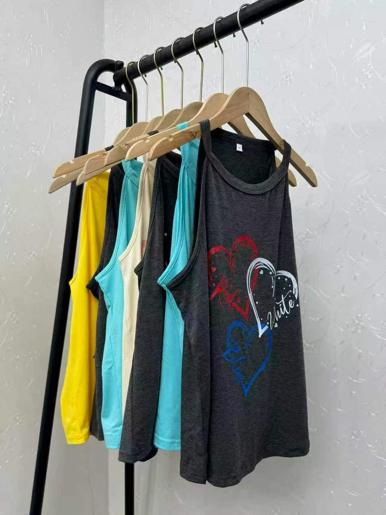 Summer Printed Camisole Tank Tops 1100 Pieces Wholesale - Image 6