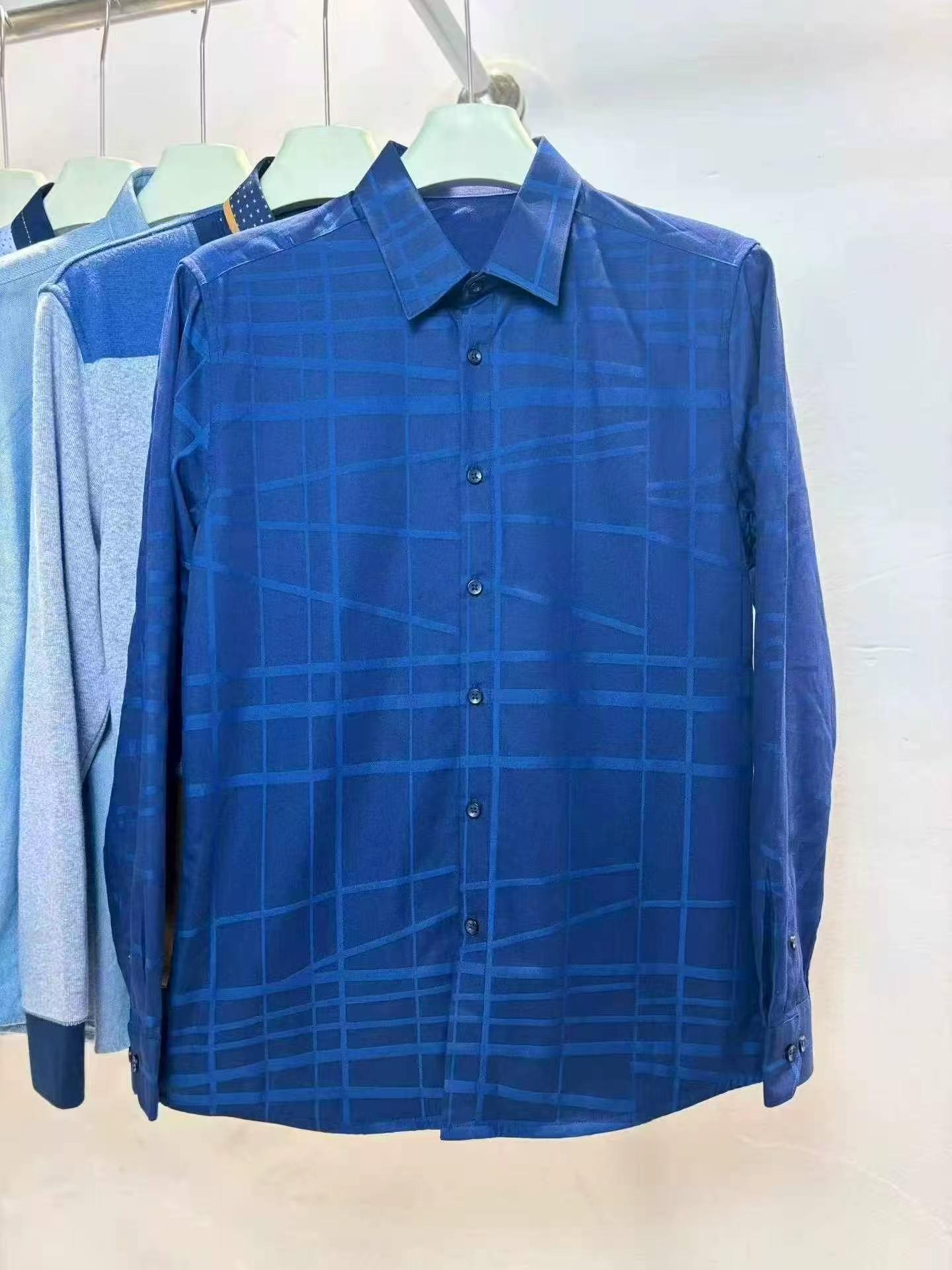 25000 Pcs Heilan Home Cut-label Men's Fleece Long Sleeve Business Shirts - Image 7