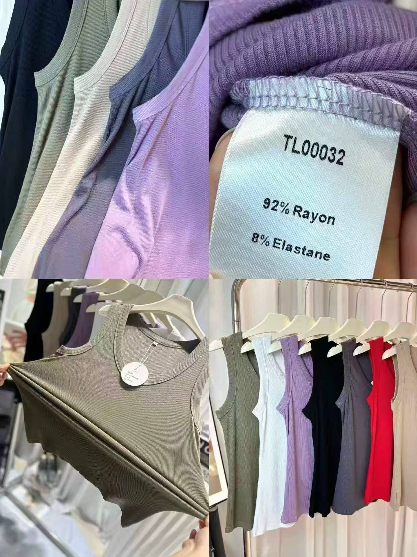 Environ 2800 pièces de débardeurs sans manches unis à col V pour femmes - Image 7