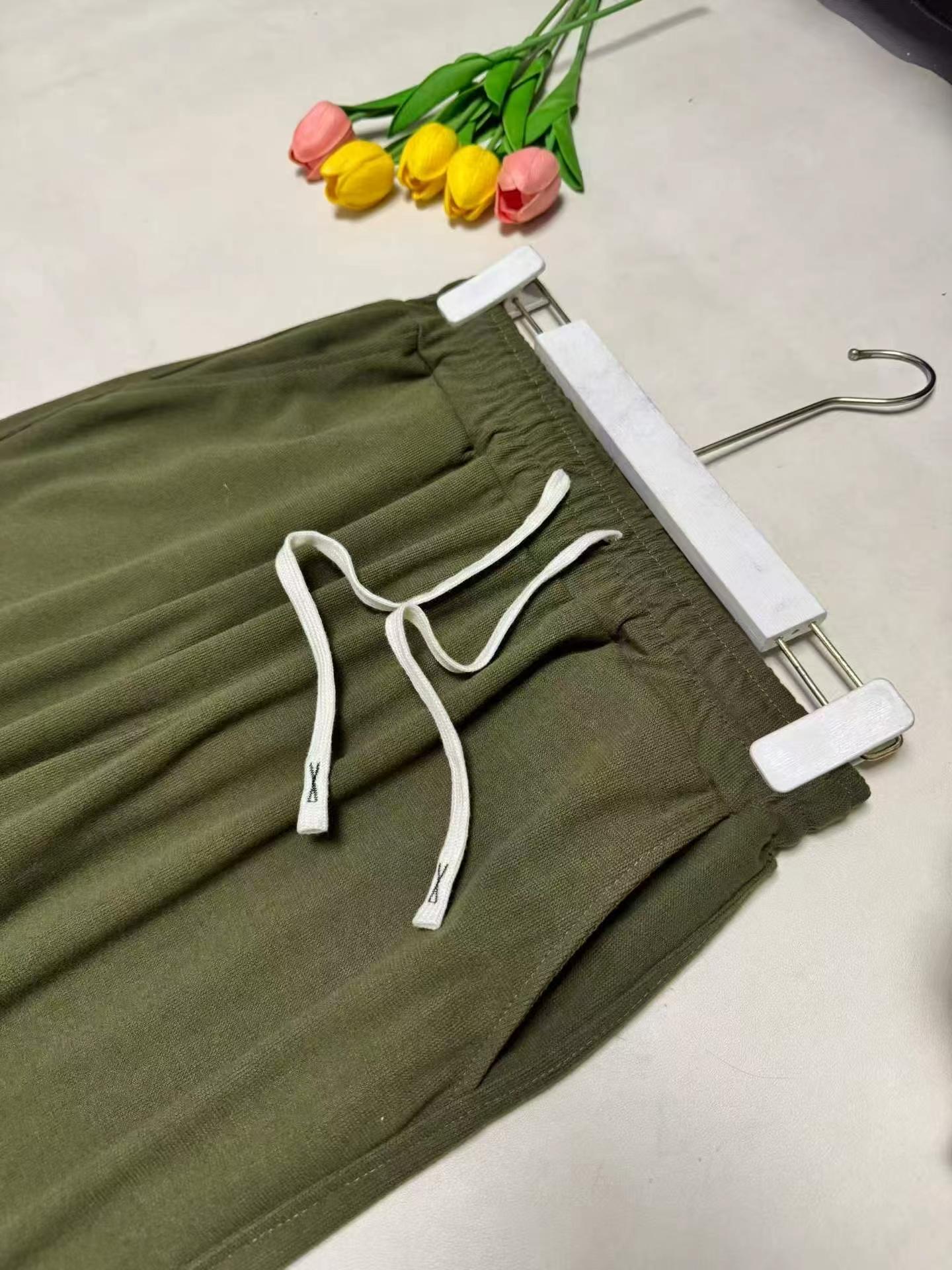 Nowe modne casualowe sportowe spodnie jogger ze sznurkiem, około 230 sztuk - Image 9