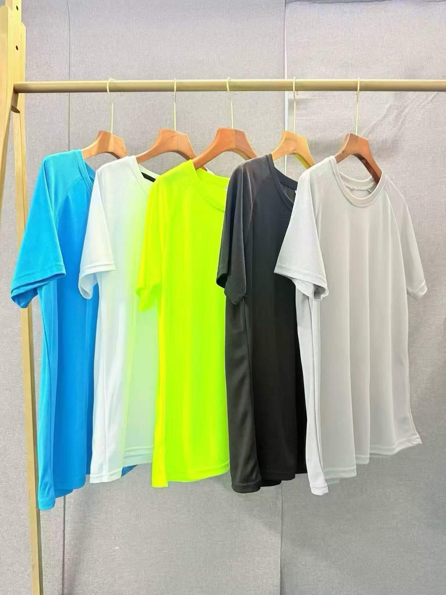 Quick-dry Mesh Crew Neck Marathon Sports T-shirt, Individually Packed, Size S-3XL, About 1880 Pieces - Image 3