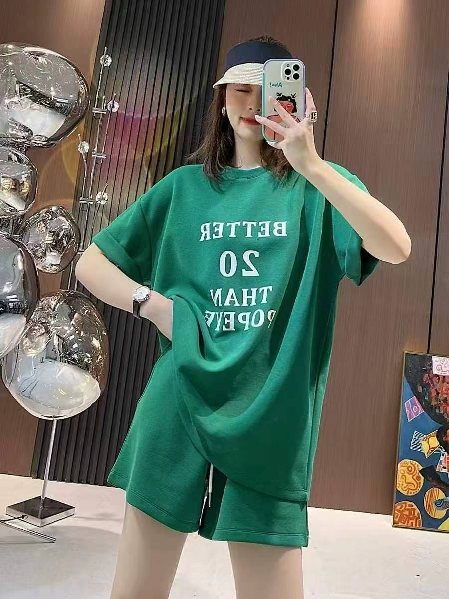 ២២៤ ឈុតសម្លៀកបំពាក់កីឡា កាត់រលុង ស្ទីលធម្មតា ធ្វើពីកប្បាស - Image 5