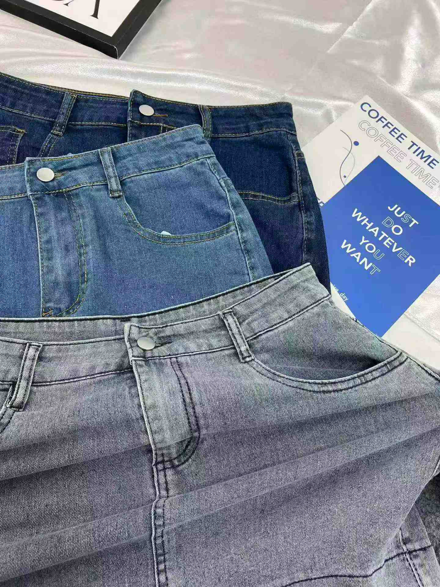 900PCS Stretch American Hot Girl Denim Mini Skirt For Women - Image 6