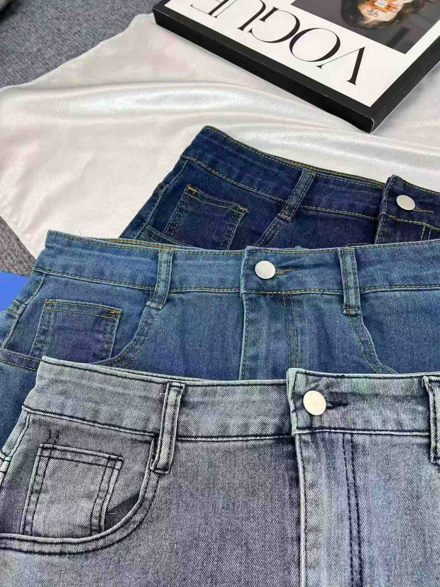 900PCS Stretch American Hot Girl Denim Mini Skirt For Women - Image 7