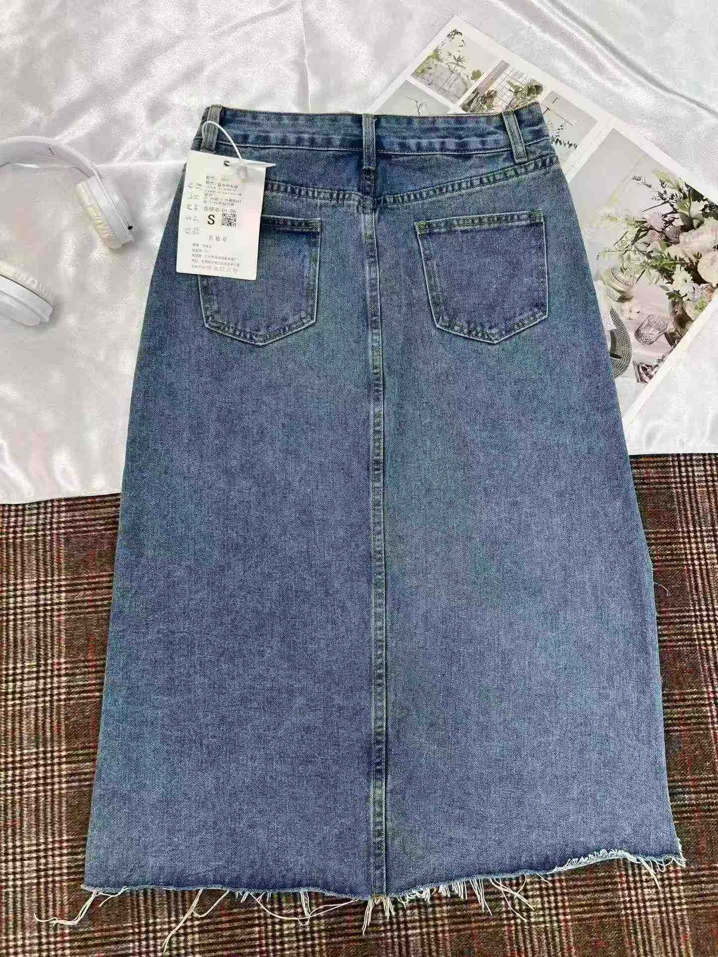 200 Pieces Women's Summer Denim Long Skirt - Image 9