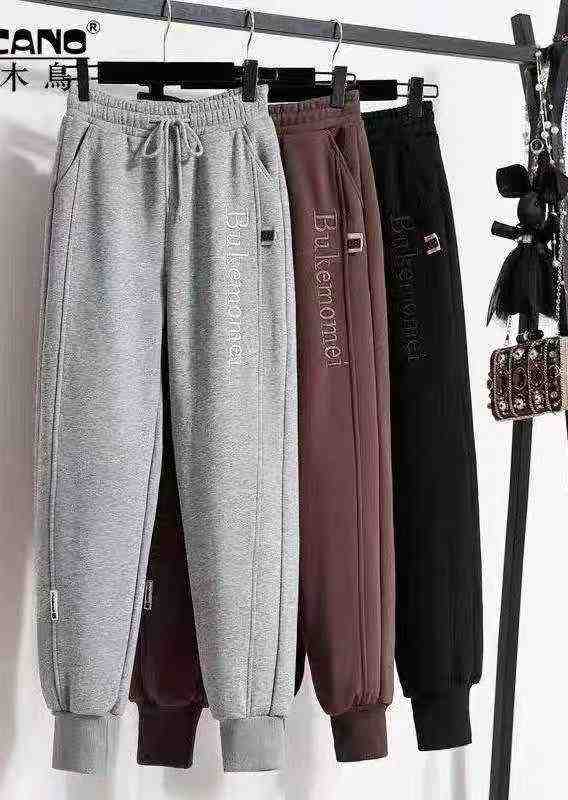 Women's Loose High Waist Tapered Cotton Sweatpants 360 Pieces - Image 2