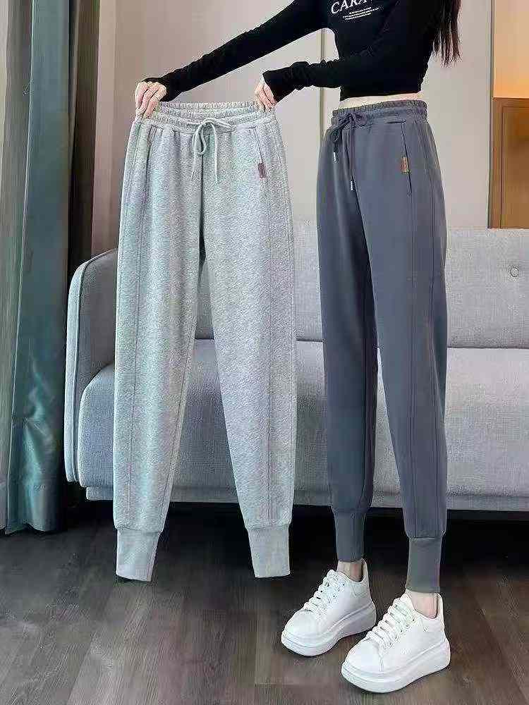 Women's Loose High Waist Tapered Cotton Sweatpants 360 Pieces - Image 3
