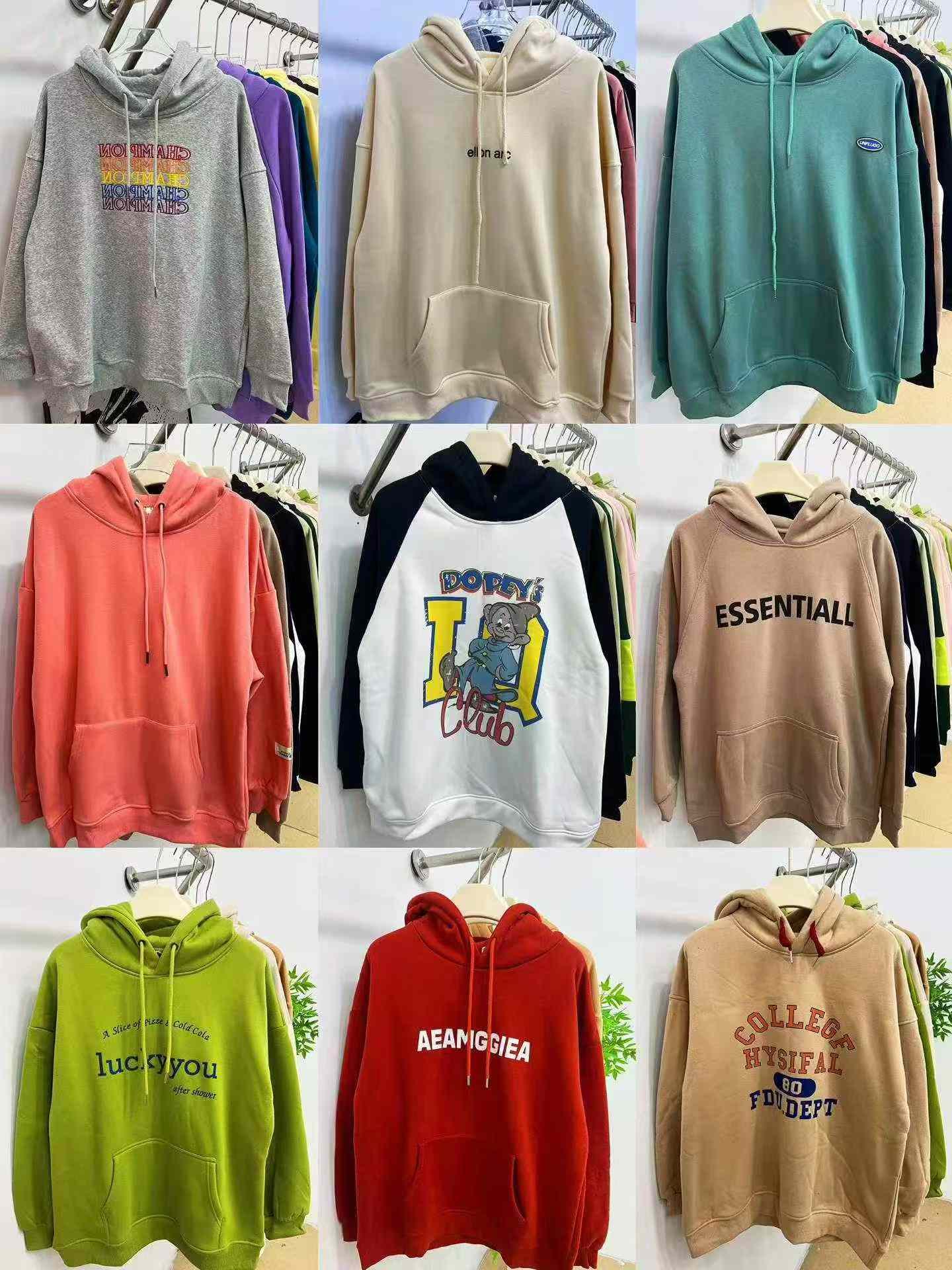 American Trendy Heavy Cotton Thickened Fleece Hoodies 4000 Pieces Bulk Clearance - Image 6