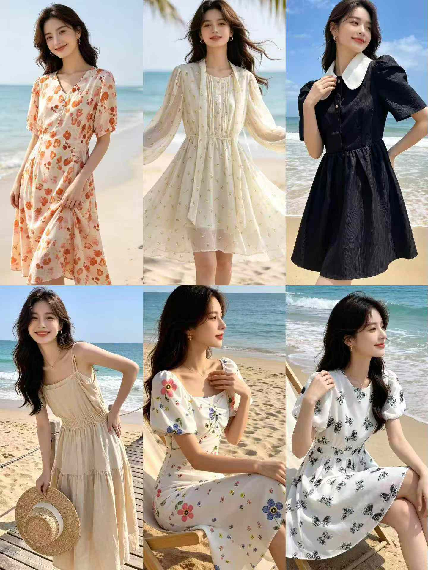 5800 Pieces Beach Style Young Women Dresses Stock Clearance - Image 4
