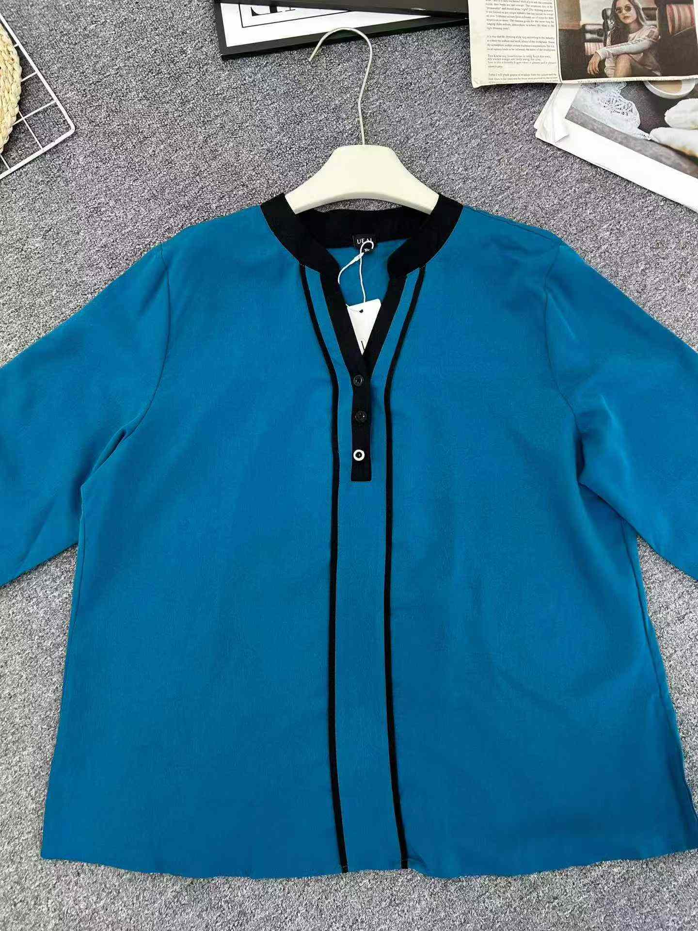 Blauzi ya Wanawake ya Mikono Mirefu ya Shifoni, Vipande 478 - Image 6