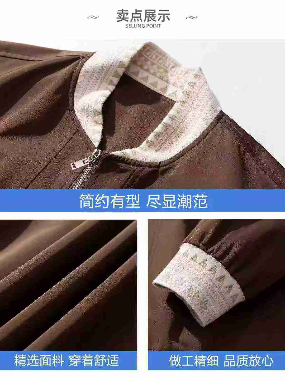 About 200 Pcs High Quality Unisex Embroidered Loose Baseball Jacket - Image 5