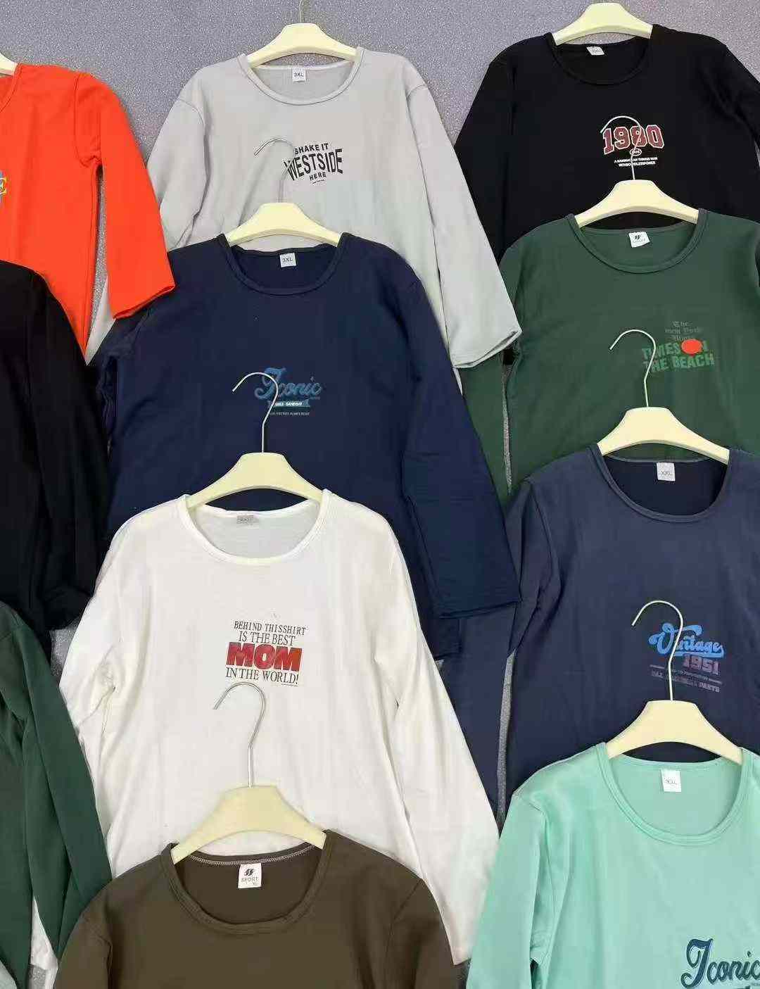 6000 Pcs Autumn Men's Long Sleeve Bottoming T-Shirt - Image 5