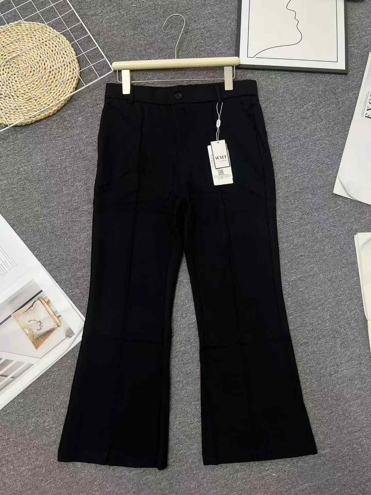 350件 夏季休閒寬管七分女褲 - Image 6