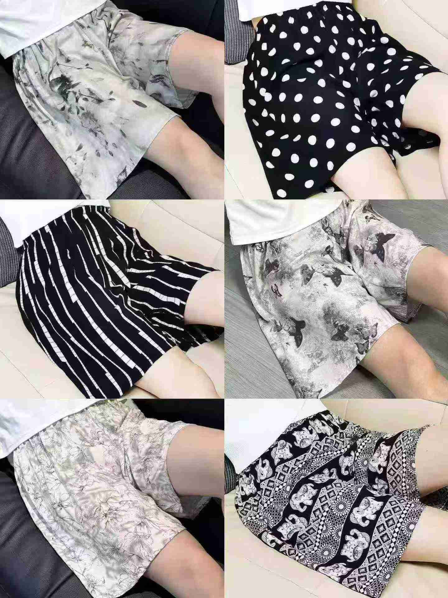 Shorts culotte holgados de seda helada para mujer, verano, 800 piezas - Image 2