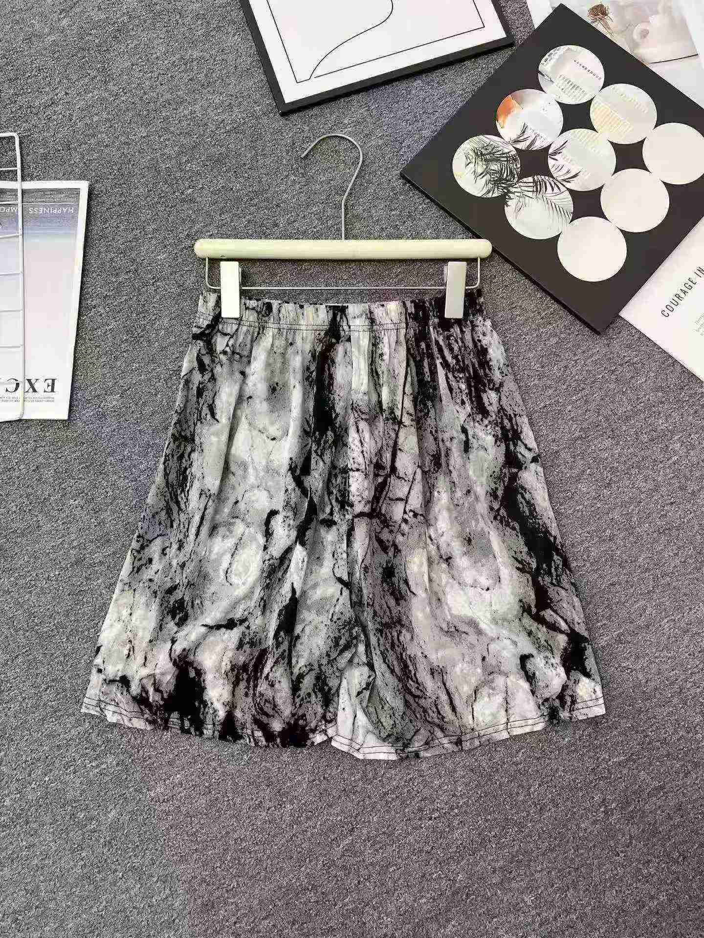 Shorts culotte holgados de seda helada para mujer, verano, 800 piezas - Image 9