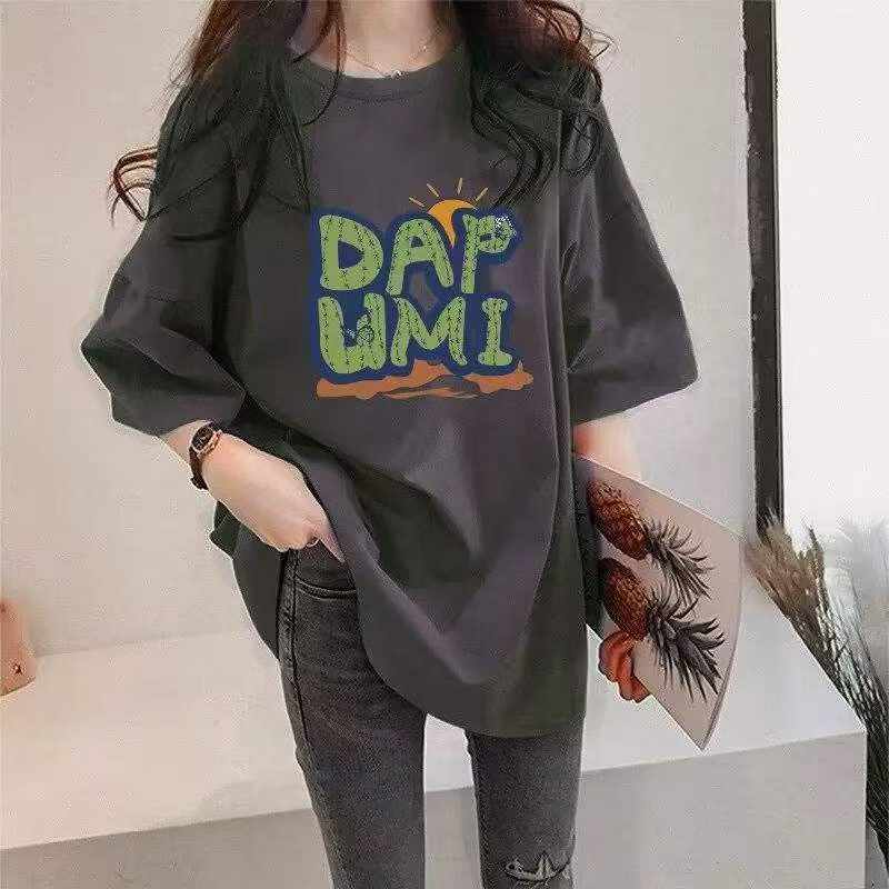 T-shirt unisexe tendance en coton pur, coupe ample à manches courtes, tailles S à 5XL, 8500 pièces - Image 9