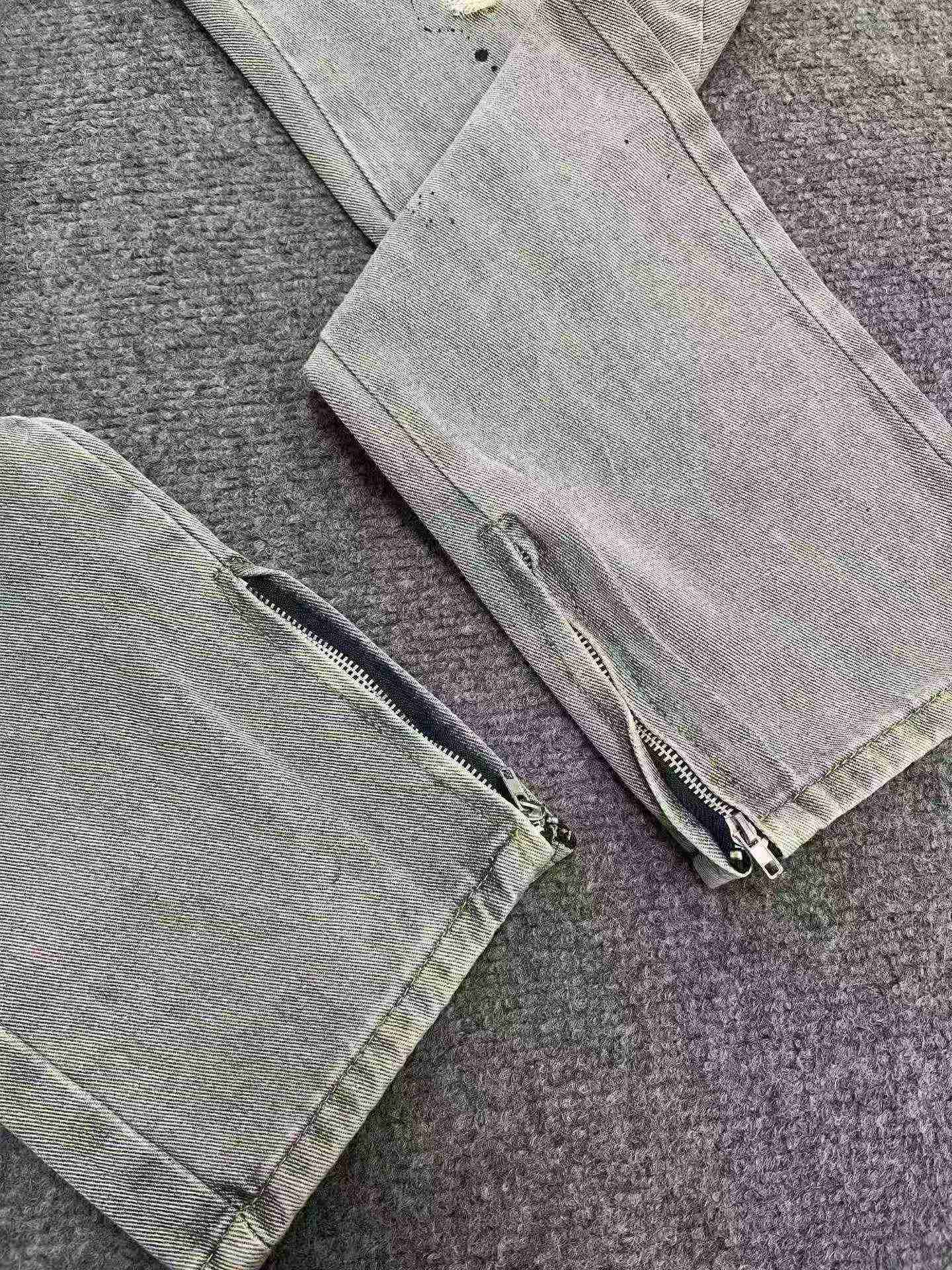 Men's Ripped Loose Vintage Wide Leg Jeans, 200 Pieces, Sizes XL-3XL - Image 7