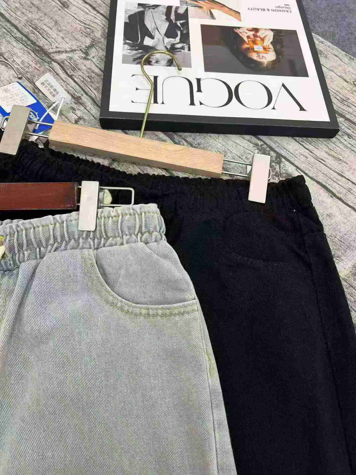 Men's Summer High Street Vibe Knee Zip Detachable Loose Straight Jeans 680pcs - Image 8