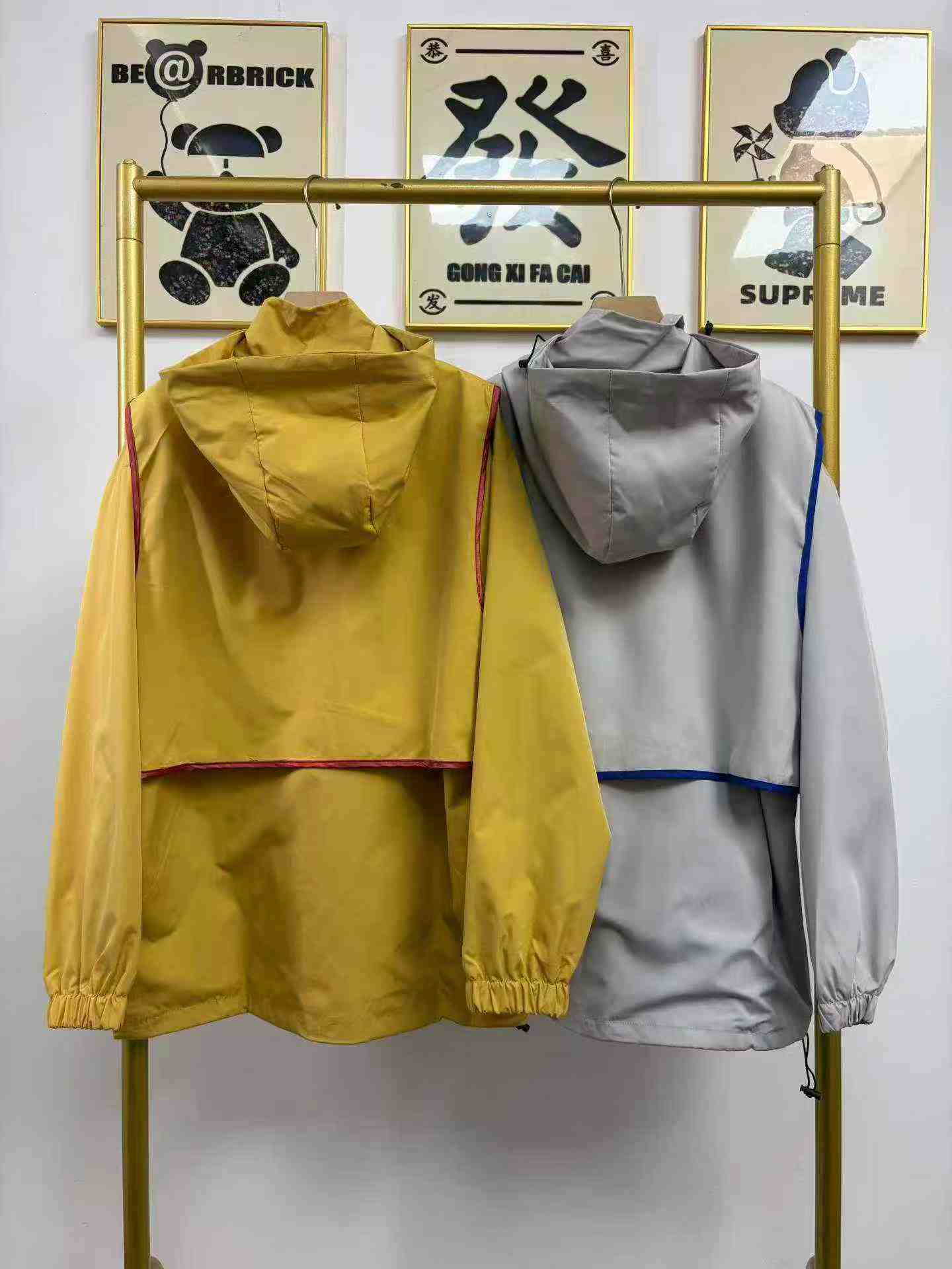 265 Pcs High Quality Unisex American Trendy 2-in-1 Cargo Windbreaker Jacket - Image 5