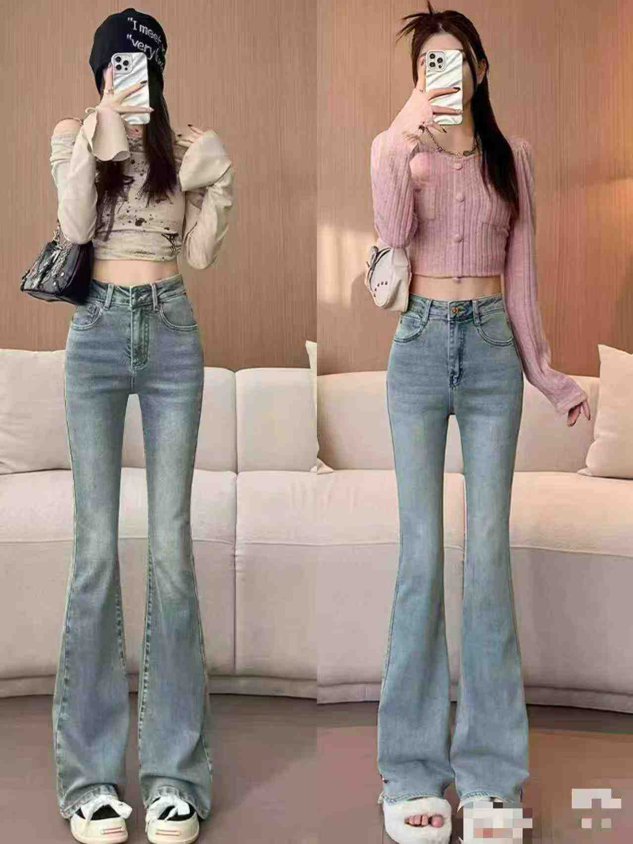 1800 Pieces Popular Mixed Bulk Flared Denim Jeans - Image 9