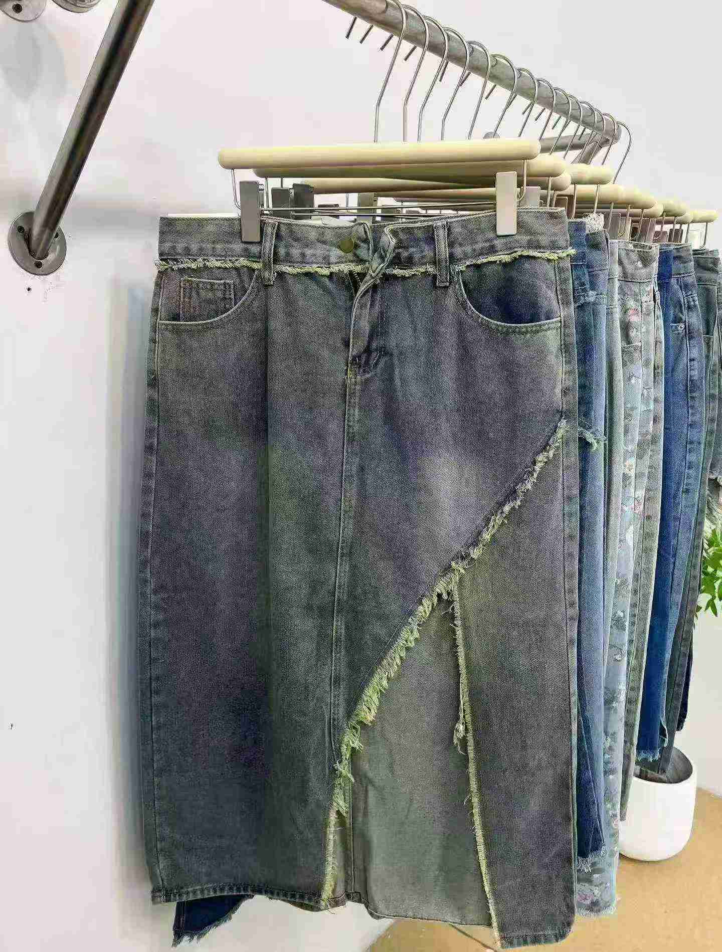 4800 Pcs Nancheng Premium New Denim Long Skirts - Image 5