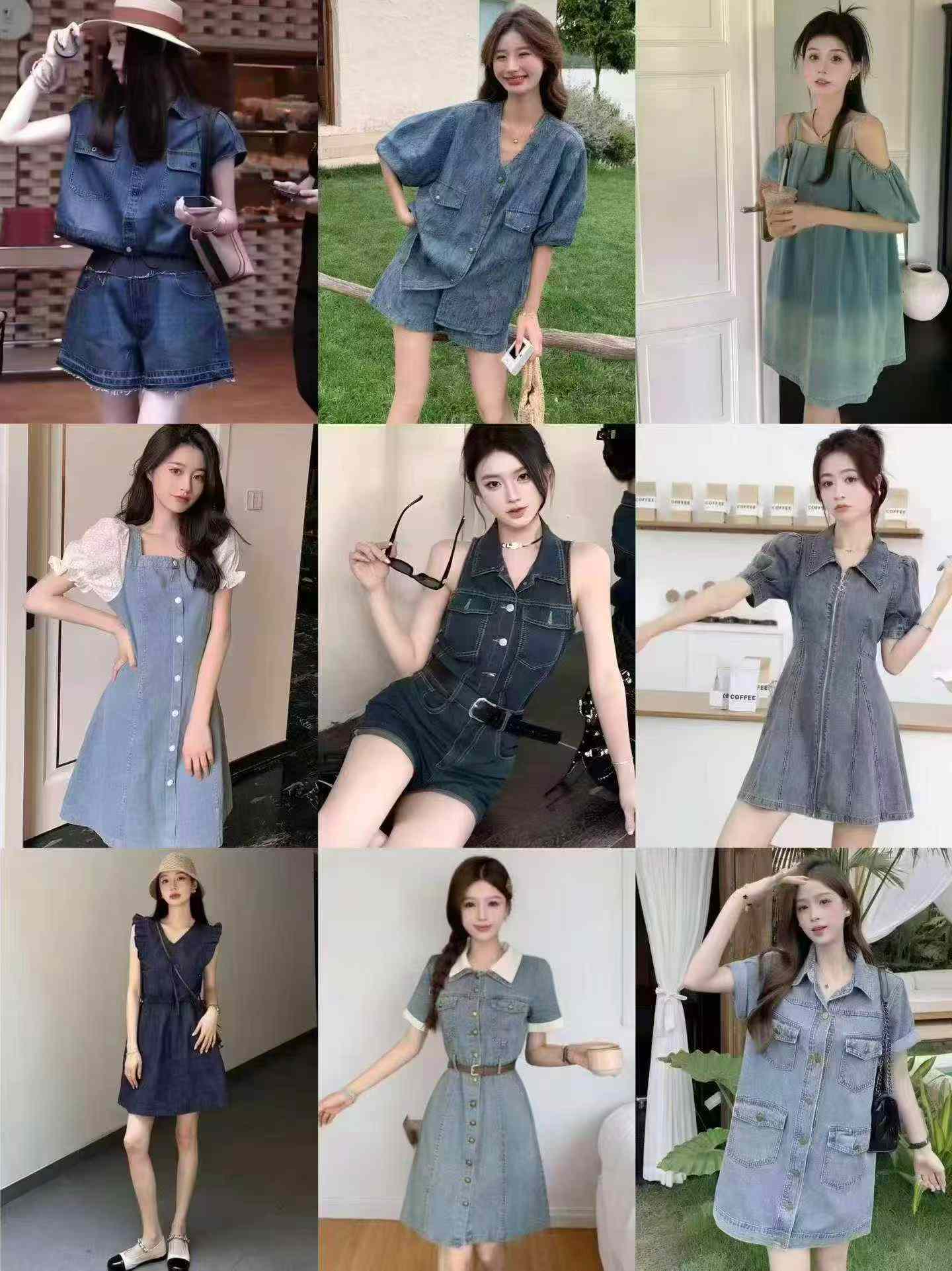 500PCS Summer Sexy Slim Denim Dress - Image 4