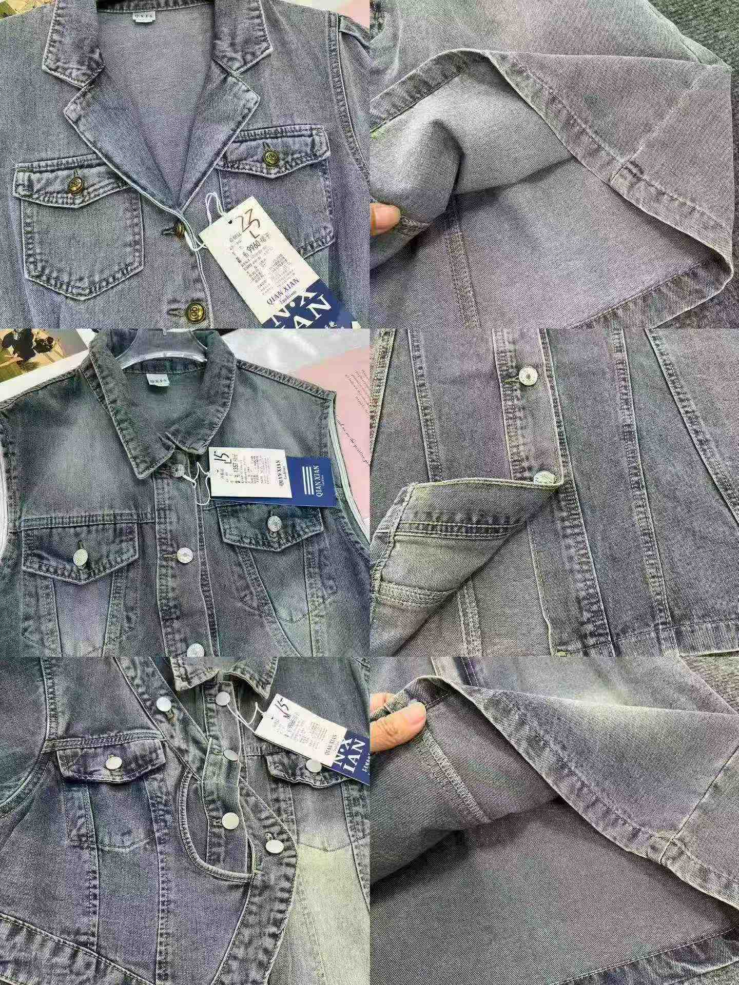 500PCS Summer Sexy Slim Denim Dress - Image 9