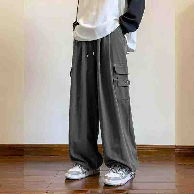 Celana Kargo Pria Vintage Wide Leg Jepang Trendi Musim Gugur 2026, Sekitar 750 Pcs - Image 3