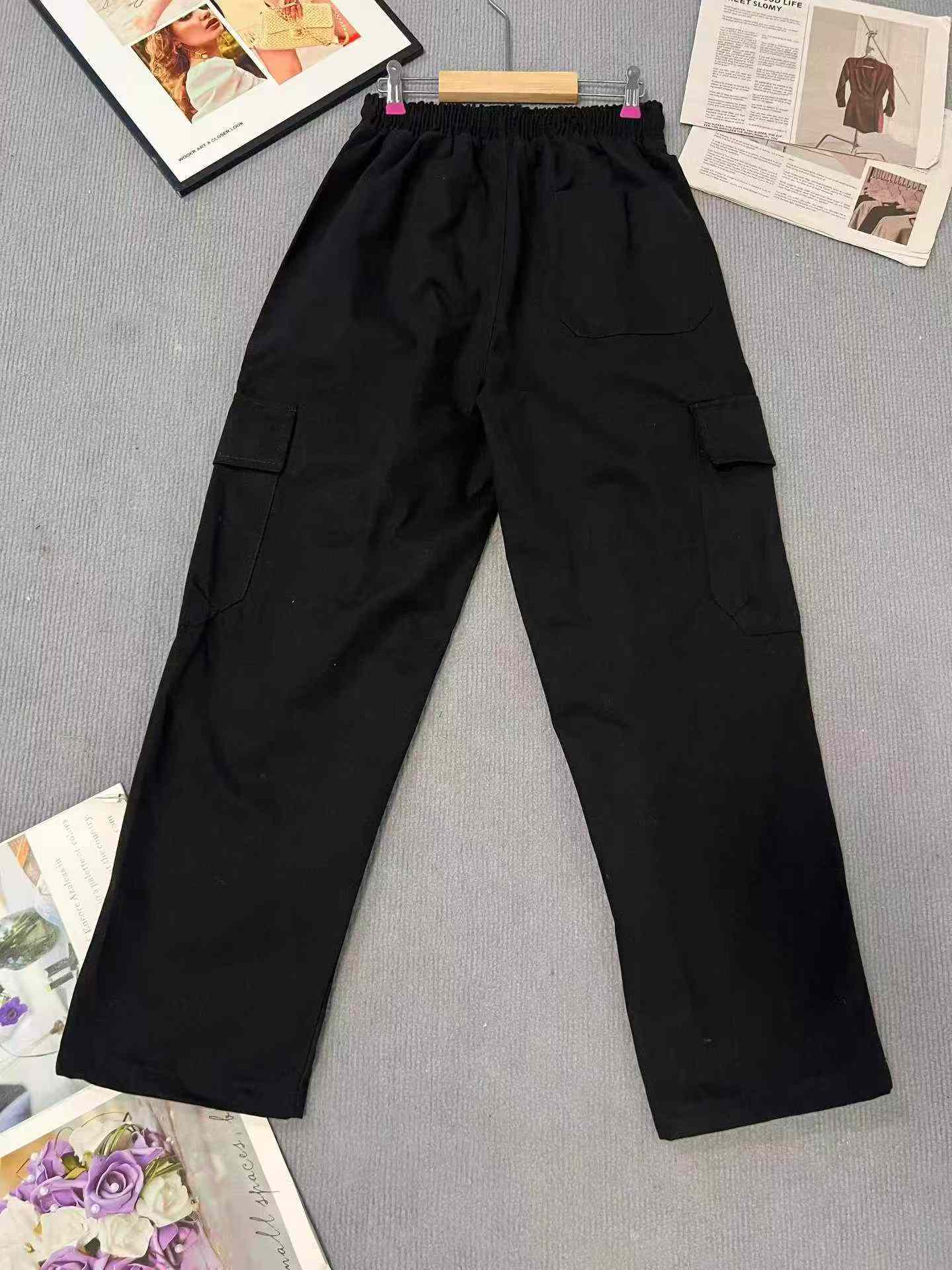 Celana Kargo Pria Vintage Wide Leg Jepang Trendi Musim Gugur 2026, Sekitar 750 Pcs - Image 7