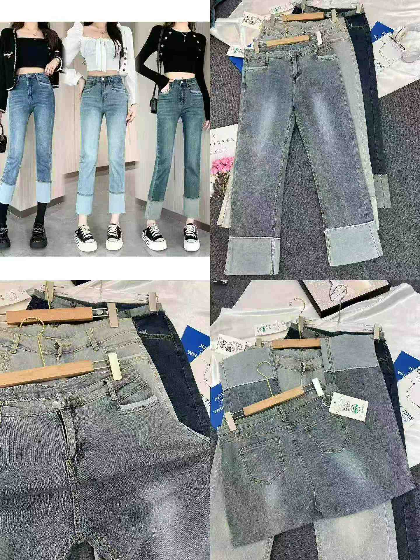 6800 Pcs Women's Stretch Denim Jeans Bulk Full Clearance - Image 2