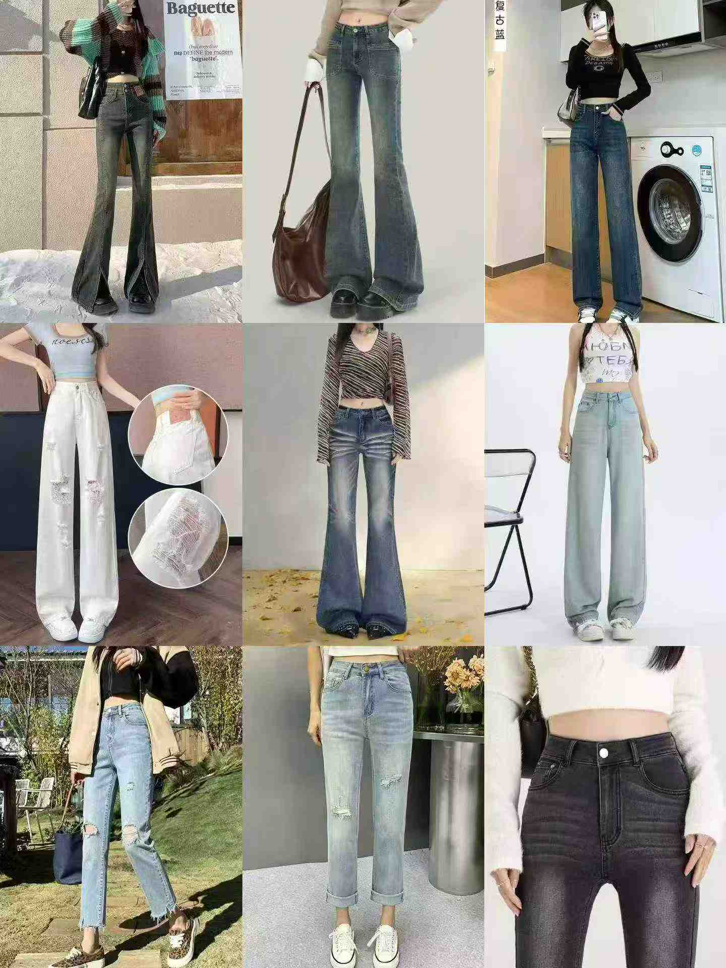6800 Pcs Women's Stretch Denim Jeans Bulk Full Clearance - Image 3