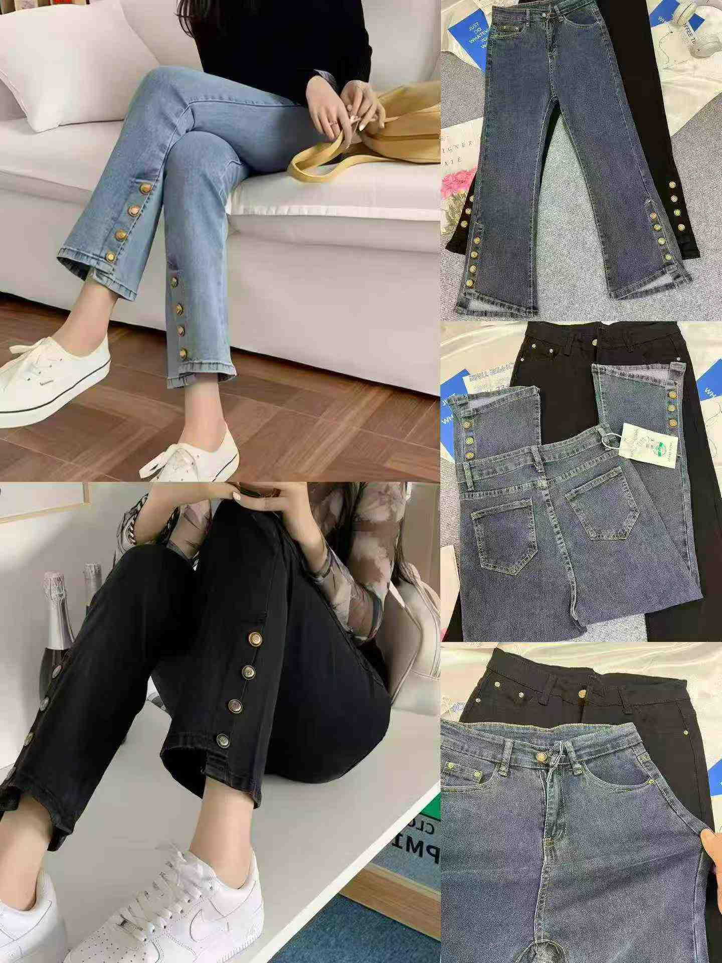 6800 Pcs Women's Stretch Denim Jeans Bulk Full Clearance - Image 4