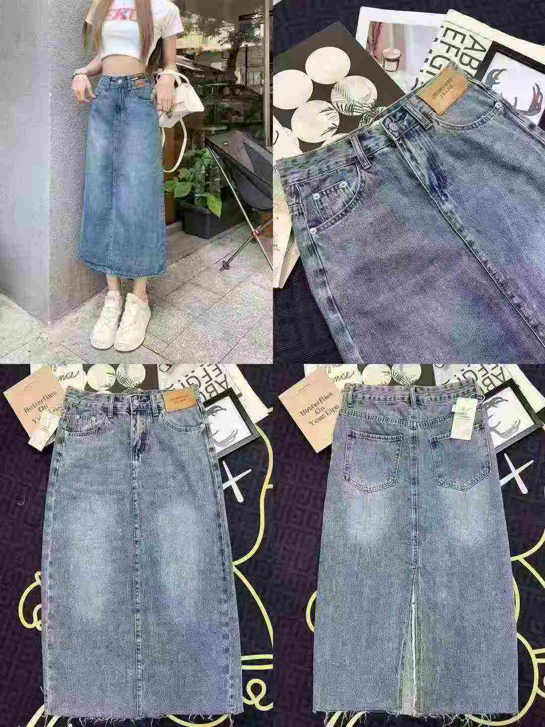 2000 Pieces Mixed New Denim Long Skirts - Image 6