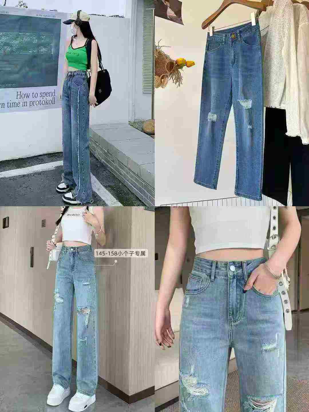 High Quality Washed Women's Denim Jeans 2800 Pieces - Image 4