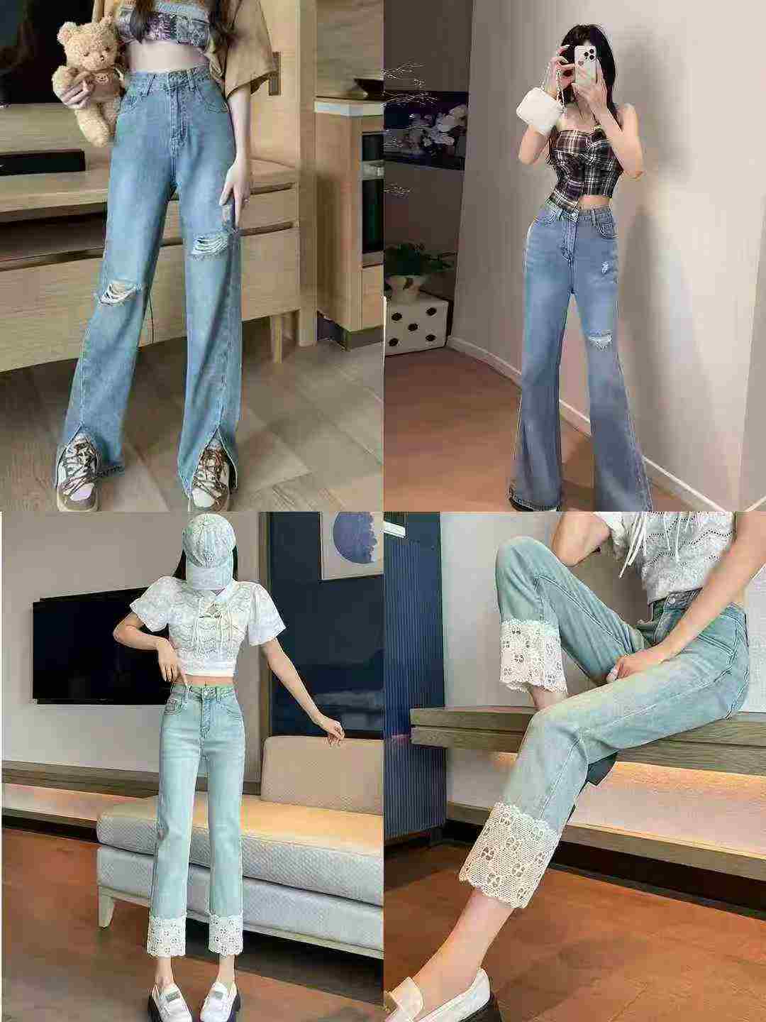 High Quality Washed Women's Denim Jeans 2800 Pieces - Image 5
