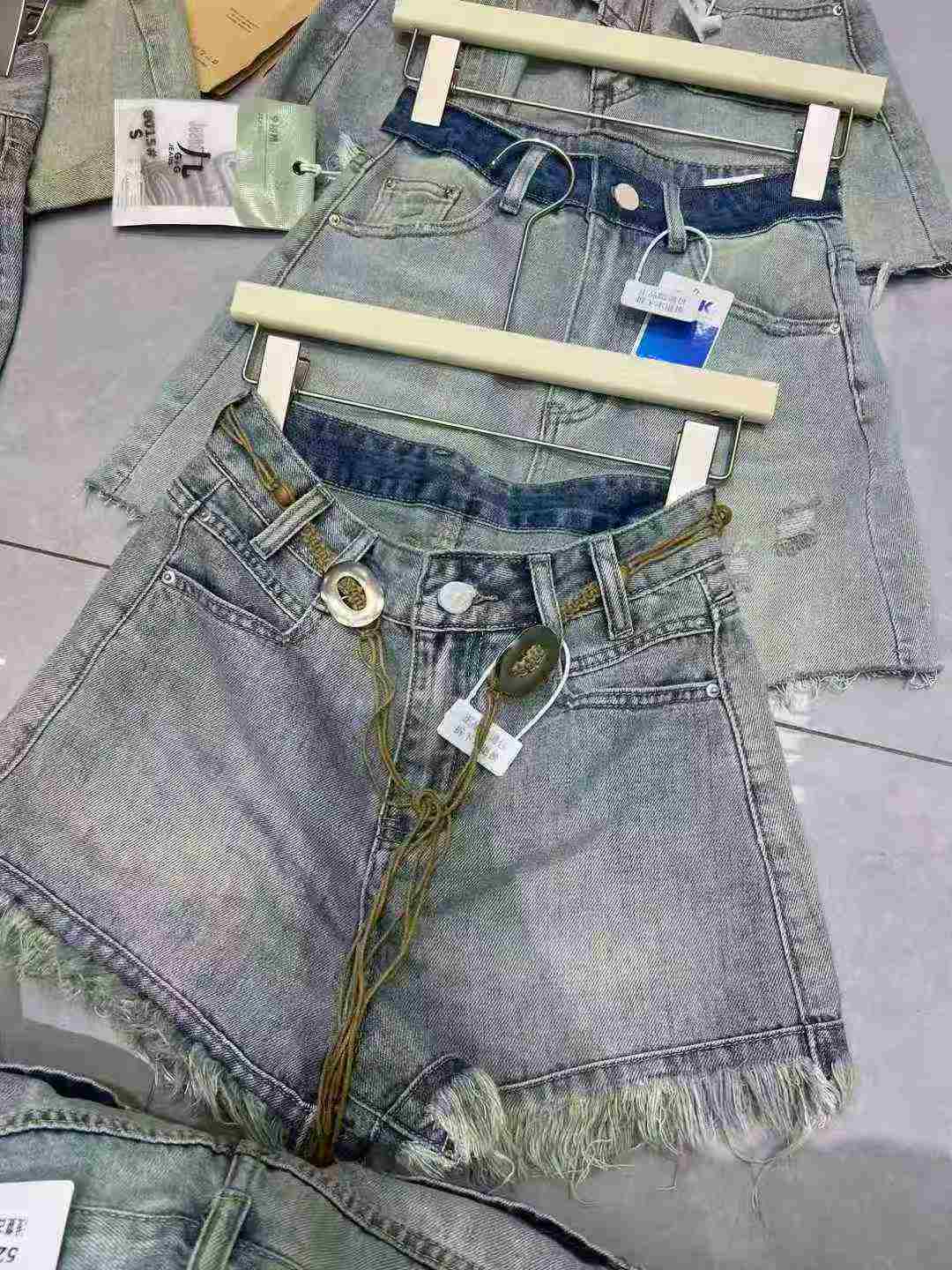 กางเกงขาสั้นและกระโปรงยีนส์ใหม่ คละแบบ คุณภาพสูง 1000 ตัว ขนาด S-XL - Image 7