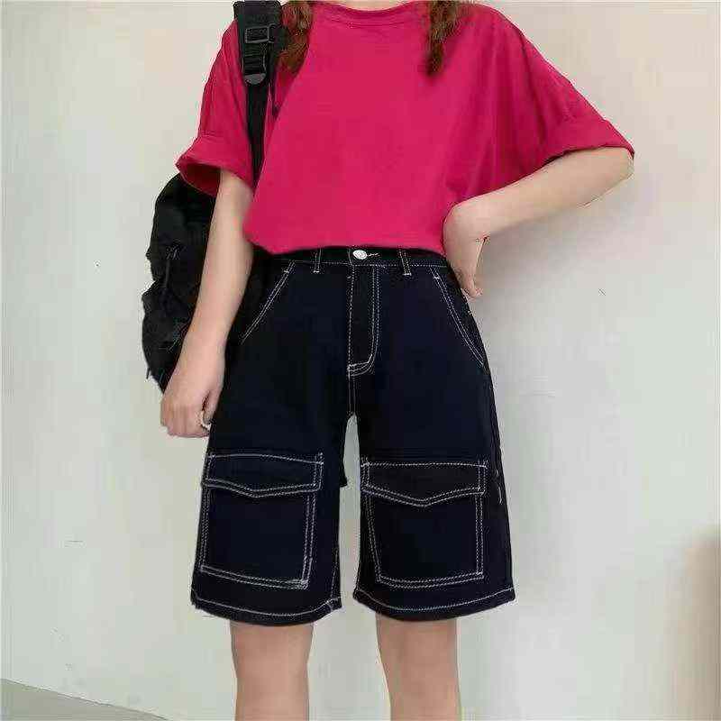 1000 pièces de shorts mi-longs mixtes en denim pour femme Printemps/Été S-XL - Image 7