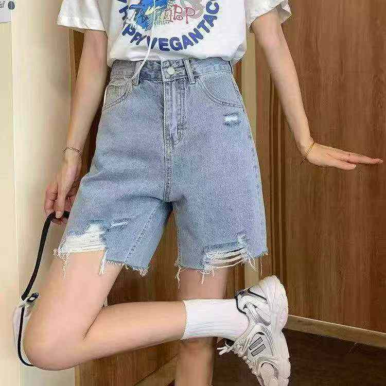 1000 pièces de shorts mi-longs mixtes en denim pour femme Printemps/Été S-XL - Image 9