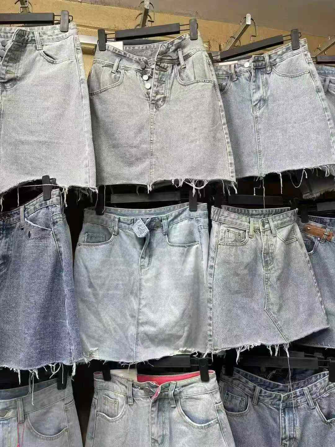 New Arrival Stock Women's Assorted Denim Shorts & Skirts 5000 Pieces Full Clearance - Image 5