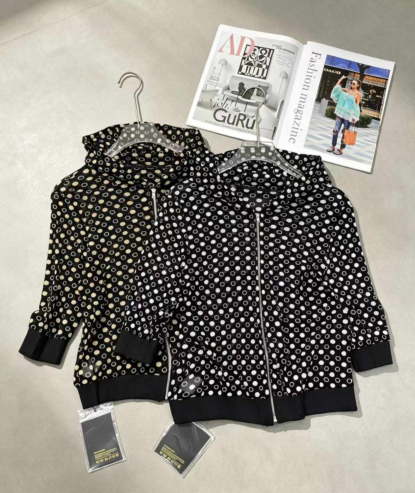 Nylon Mesh Hooded Sun Protection Zip Up Cardigan Coat 882 Pieces - Image 4