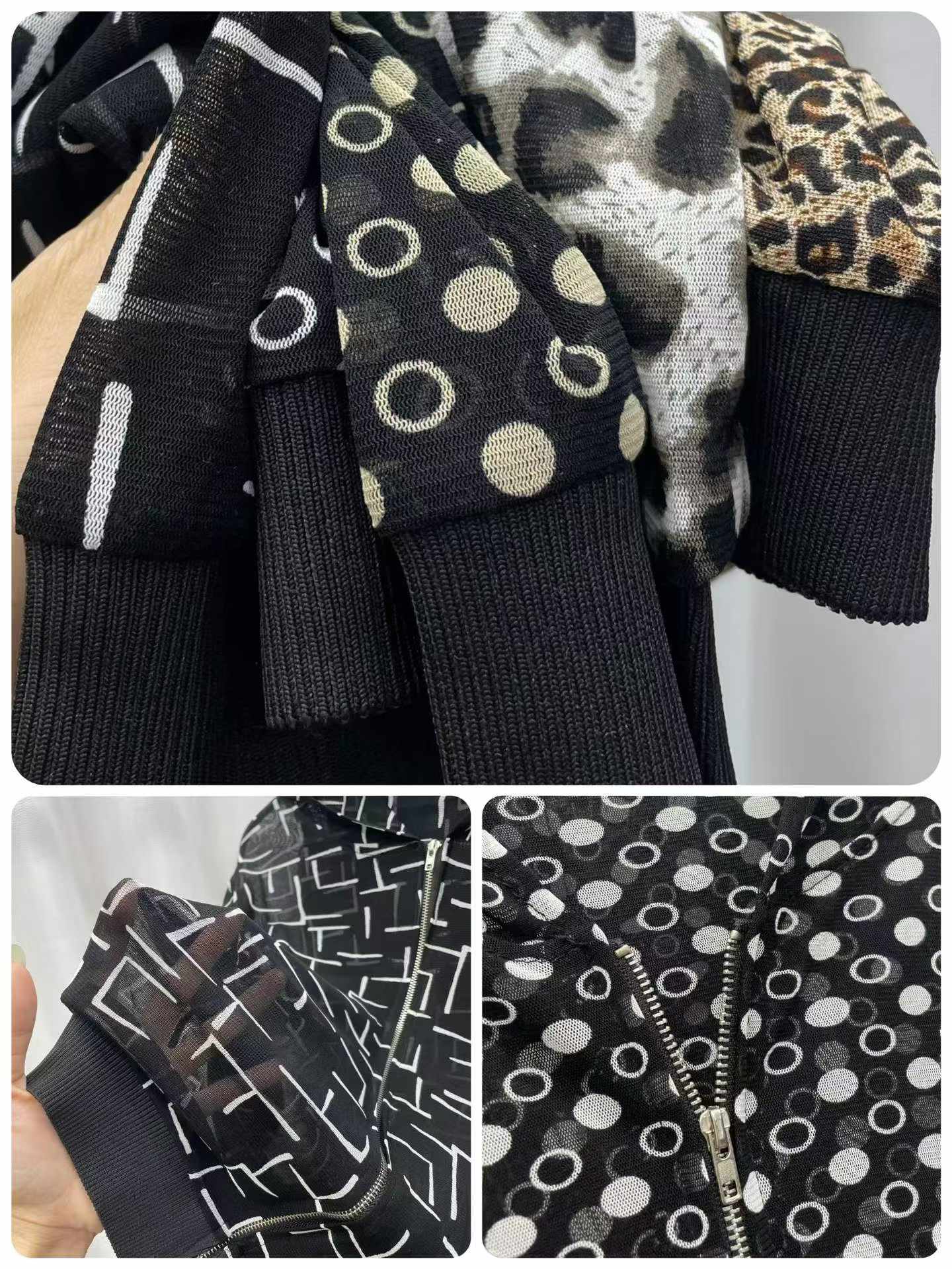 Nylon Mesh Hooded Sun Protection Zip Up Cardigan Coat 882 Pieces - Image 8