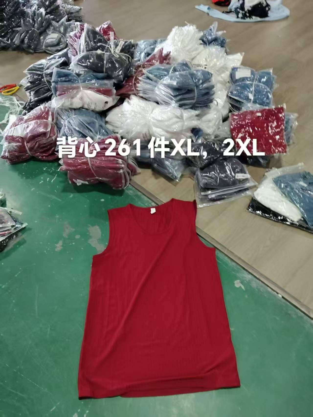 261 Helai Tank Top Sukan Kecergasan Sutera Ais Lelaki - Image 9