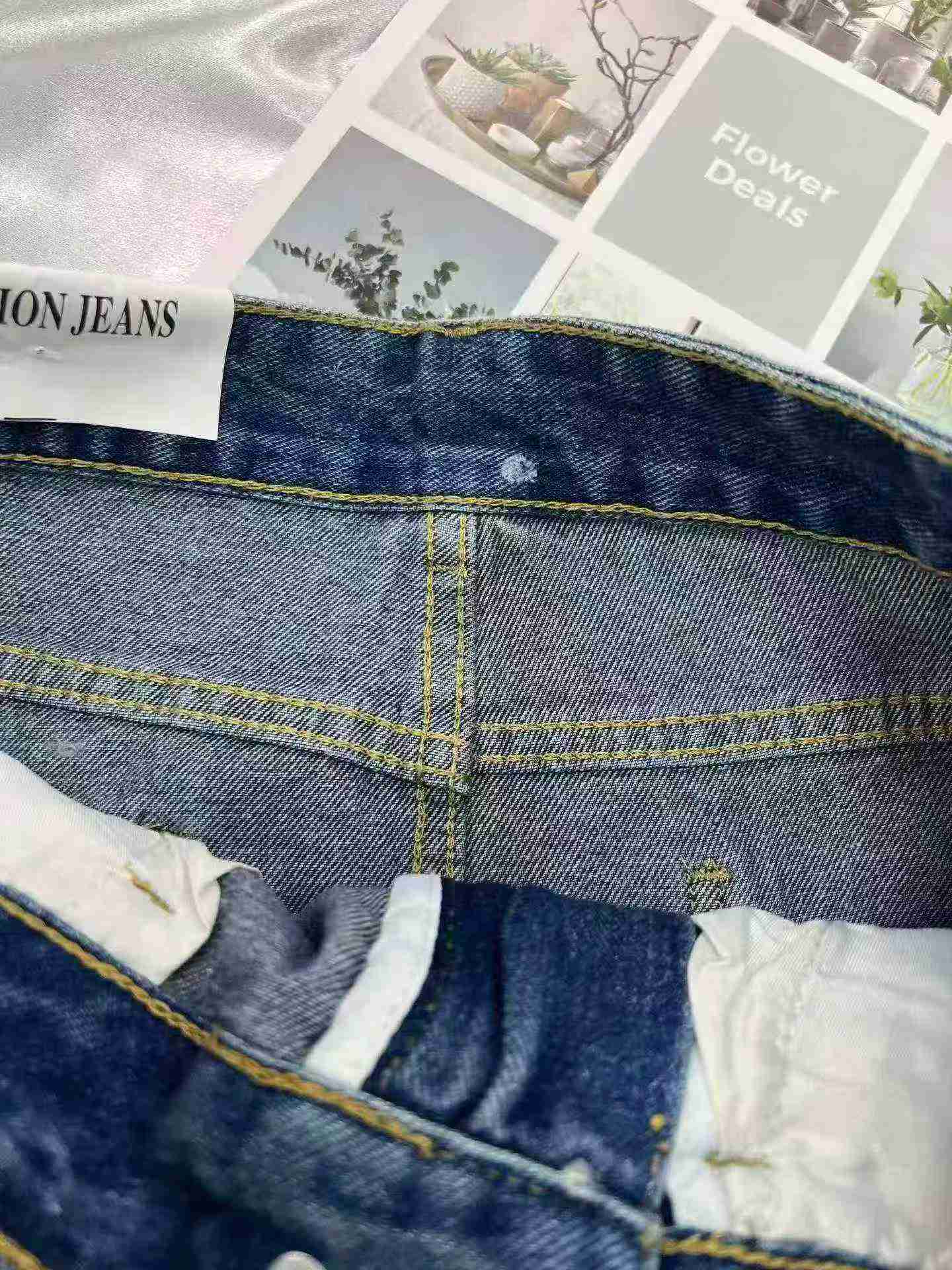 Rok Mini Denim Bodycon Ripped Vintage, 741 Keping - Image 5