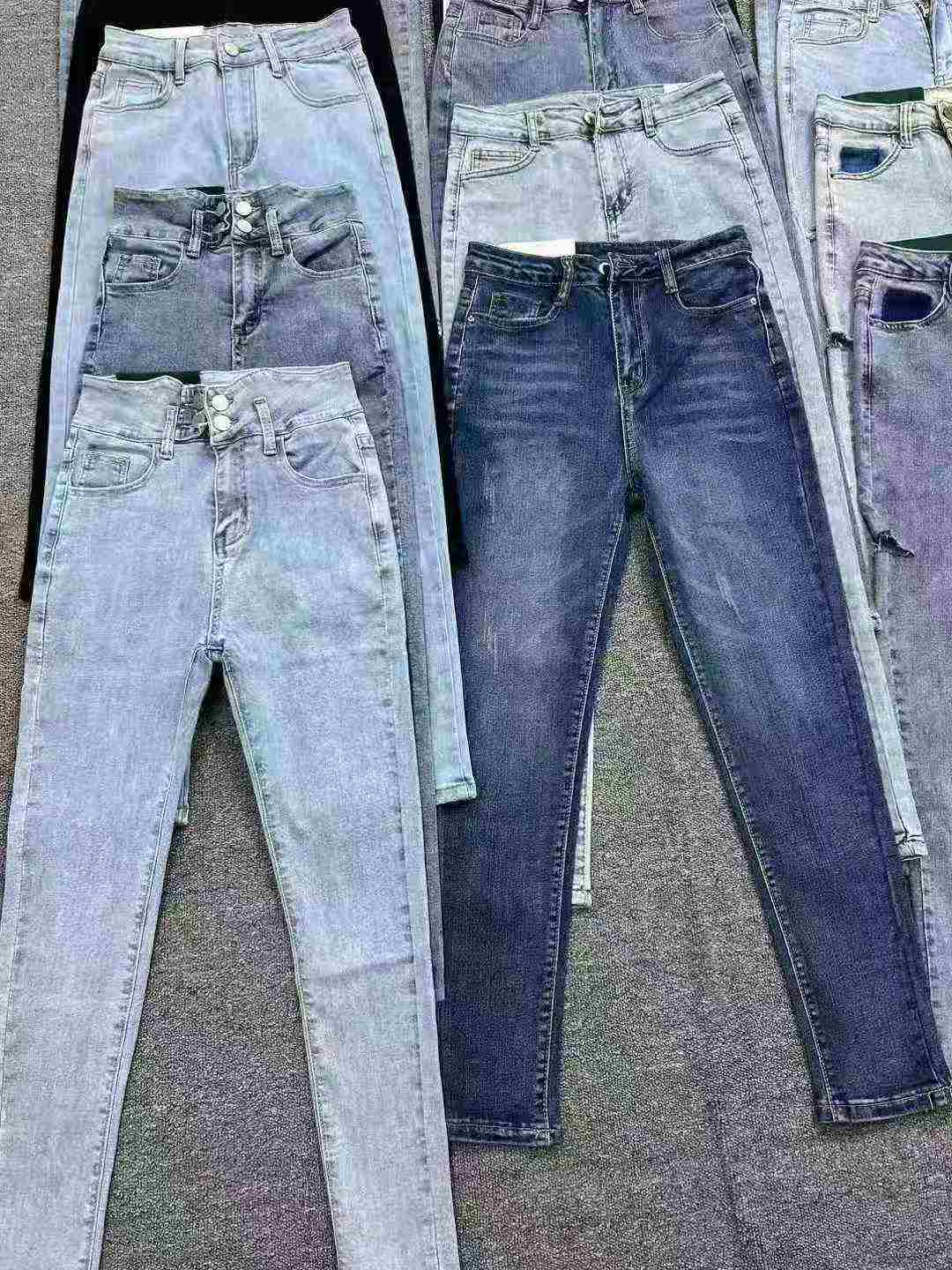 Women's High-Waist Stretchy Skinny Jeans, 2,800 Pieces, Sizes 26-32 (S-XXL) - Image 8