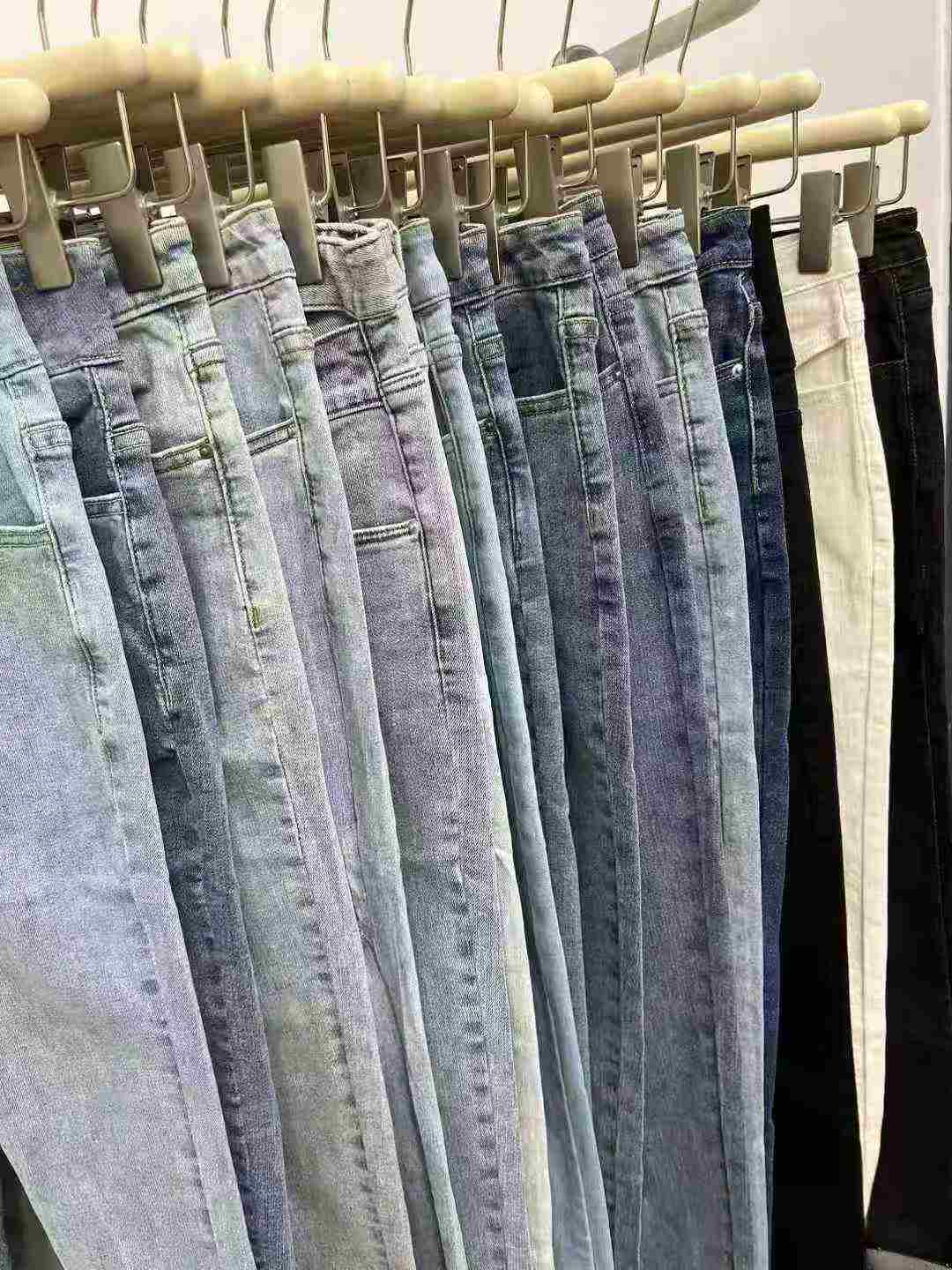 2800 Potong Jeans Skinny Stretch Pinggang Tinggi Wanita, Ukuran 26-32 - Image 3
