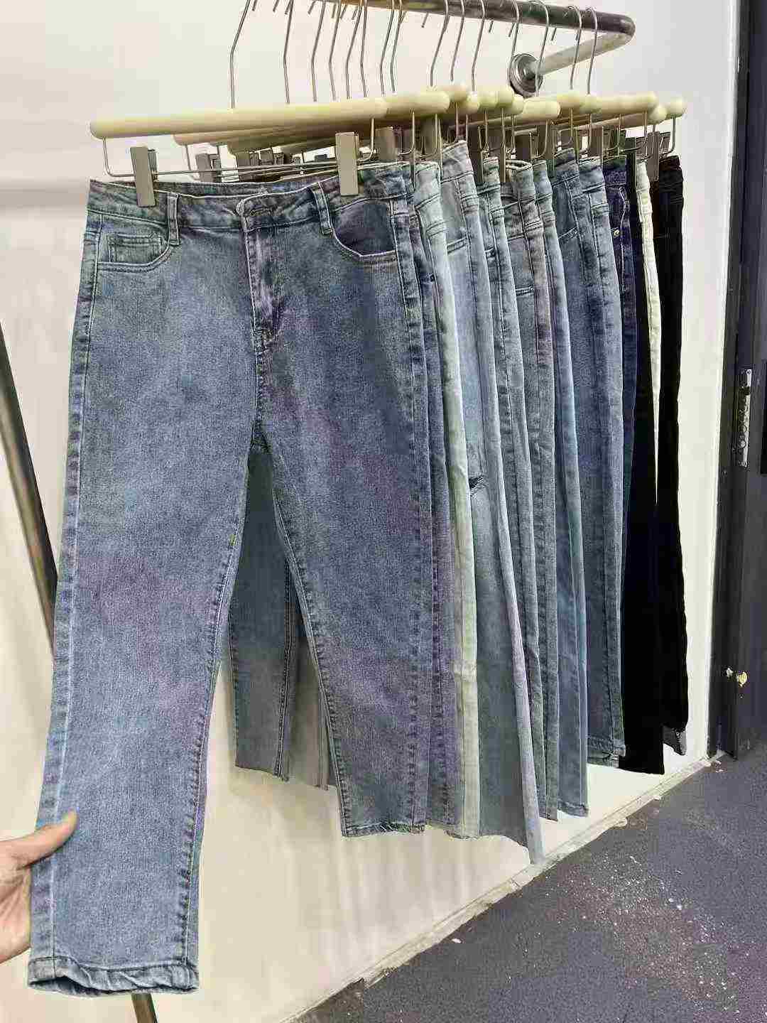 2800 Potong Jeans Skinny Stretch Pinggang Tinggi Wanita, Ukuran 26-32 - Image 5