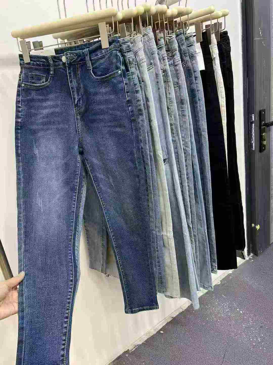 2800 Potong Jeans Skinny Stretch Pinggang Tinggi Wanita, Ukuran 26-32 - Image 6